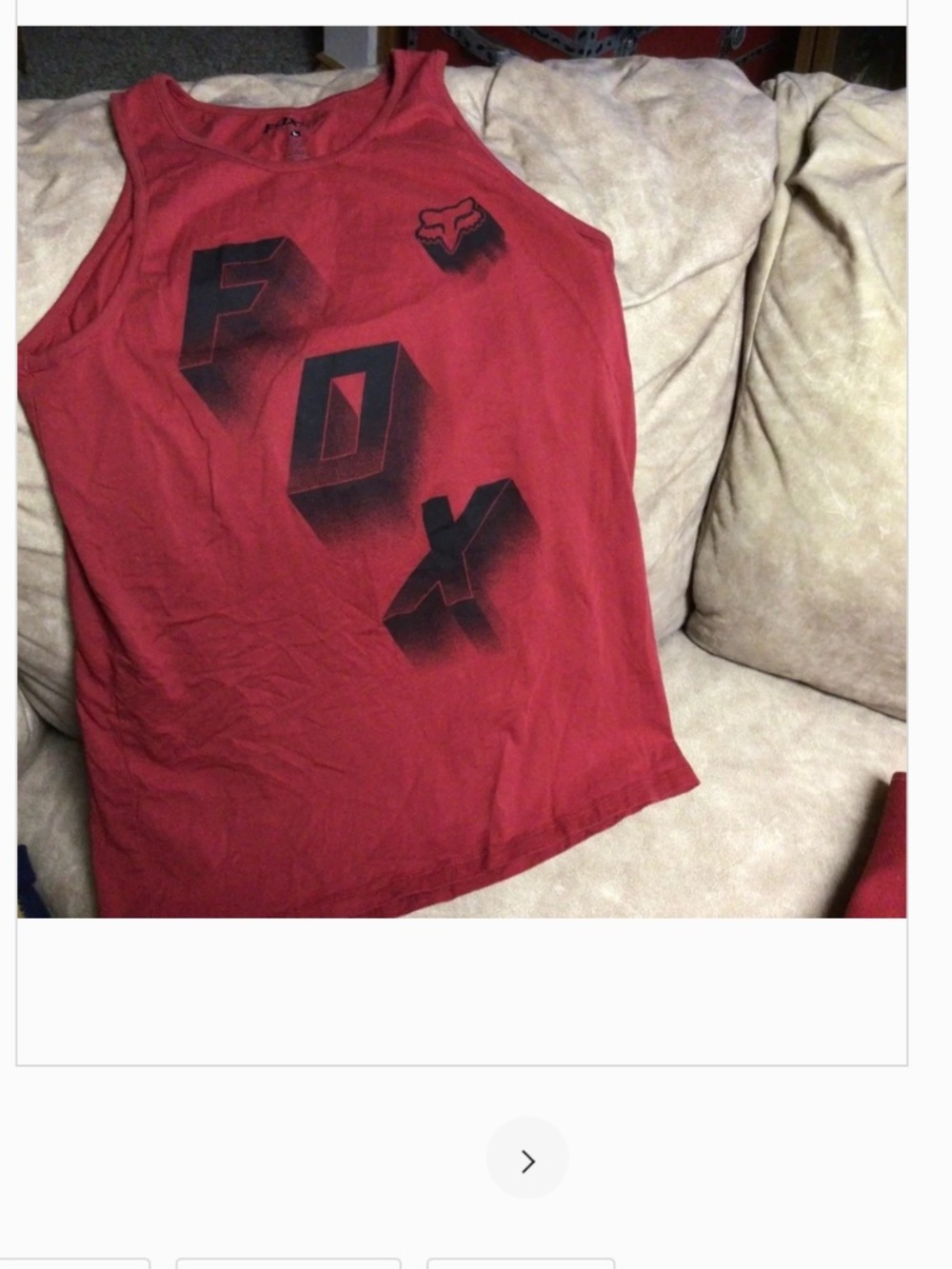 Fox tank top